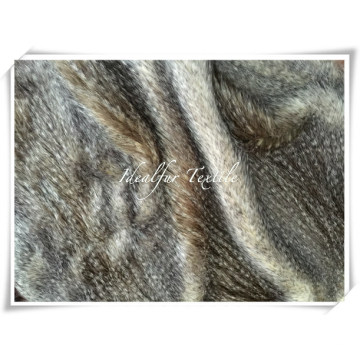 Jacquard Long Pile Artificial Faux Fur for Garment